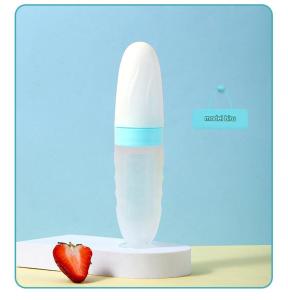 Dovana Botol Sendok Makan Bayi Silicone Dot Sendok MPASI Baby Squeeze Feeder Bottle Peralatan Makan
