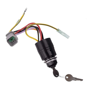 3 Position 6 Wire Connectors Marine Remote Ignition Switches Assembly with 2 Keys for Boats 129572 Ignition Switches