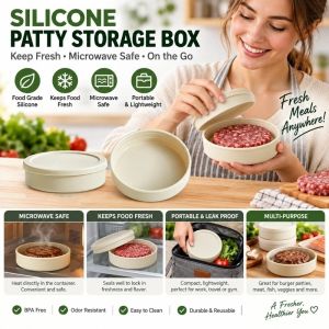 WENYOU Cấp thực phẩm Hộp đựng thực phẩm làm từ silicone. Silicone Hình tròn Hộp đựng thực phẩm để chuẩn bị bữa ăn Di động Hộp bảo quản thực phẩm tươi Để bảo quản trong tủ lạnh