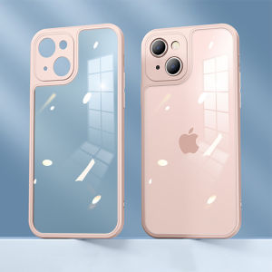 เคสโทรศัพท์ ฝาหลังกระจก เคสใส เคสไอโฟน เคส iphone11 13 12 Pro Max XR XS Max 7plus 8plus 7 8 อะคริลิค เหมือนไม่ได้ใส่ ทนทานมาก วัสดุคุณภาพลดแรงกระแทก