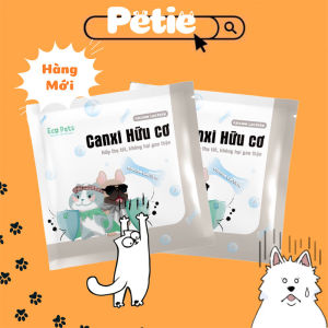 (HÀNG MỚI) Eco Detox Hỗ Trợ Giải Độc Gan Thận - Eco-Iron Hỗ Trợ Bổ Máu Canxi Cho Chó Mèo Bột dinh dưỡng B Glucan Gói 5g Ecopets