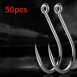 Bộ 50 Lưỡi Câu Cá Bằng Thép Cacbon