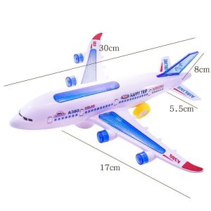 ĐỒ CHƠI MÁY BAY CHẠY BẰNG PIN CÓ NHẠC VÀ ĐÈN LẠ MẮT CHO BÉ đồ chơi máy bay không chỉ cho bé những giờ chơi thoải mái thư giãn mà còn hỗ trợ tích cực trong việc phát triển tư duy và thể chất cho bé.