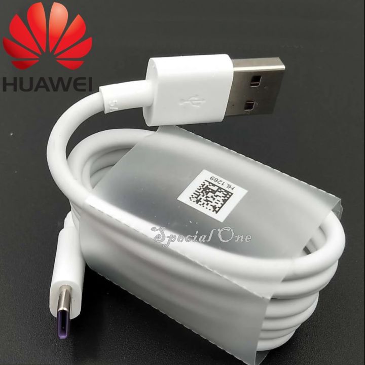 Kabel Data Charger Huawei P30 Pro Original Huawei 5A Type C Super