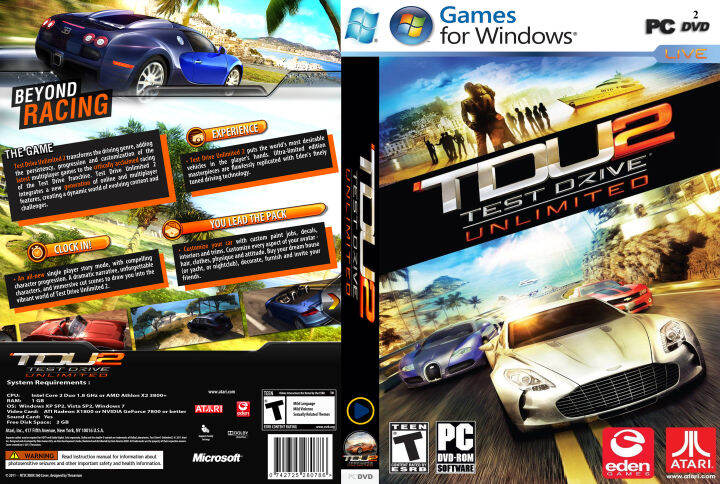 Test Drive Unlimited 2 PC GAME [Offline INSTALLATION] | Lazada