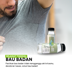 Bibit Deodorant Tawas Alami Jadi 500ml - Anti Bau Badan