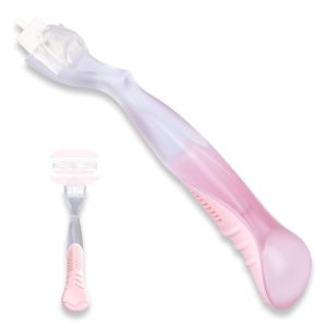 Replacement Handle Compatible with Gillette Venus Comfort Glide Razor Handle Non-slip Ergonomic Handles for Women (Blue)