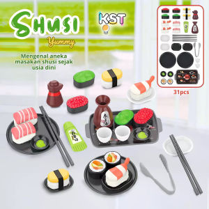 [KST] Mainan Edukatif Anak Yummy Sushi 31 Pcs 3+ | Permainan Peran Seru Kado Ulang Tahun