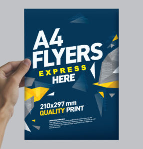 A4 Size Flyer High Quality Colour Invitation Card Menu Printing Service