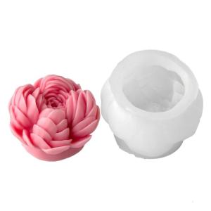 Peony Flower Mould Silicone Molds Ornament Molds Castings Molds Handmade Plasters Molds Craft Supplies