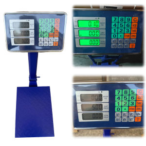 Heavy Duty Commercial Weighing Scale with LB/KG for Parcels and Luggage Digital Display Industrial Steel Frame Accurate Weighing Equipment