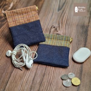 Flex Frame Denim Pouch