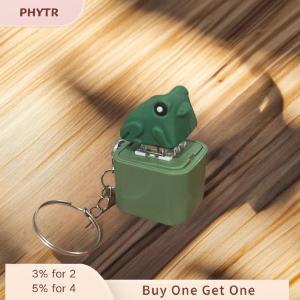 PHYTR HOT Fidget Croaking Frog Keychain with Duck Pattern Rechargeable Clicker for Anti Stress Desktop Gift for Friends