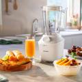 PHILIPS Blender 1L HR2041 4 Star Blade 1 Speed Setting and Pulse, Smoothie, Juicer, Ice Crasher Pro Blend System. 