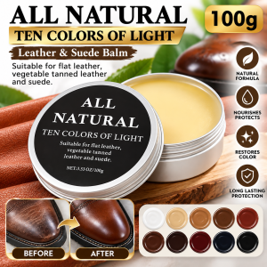 Top Seller Mink Oil Cream 100g Natural Leather Conditioner Suede Balm Color Restoring Cream Shoe Care Polish Moisturizer Protector for Bags Boots Sofa Wallet Jacket Car Seat Furniture Leather Care Cream Moisturizing Protector All Types Of Leather