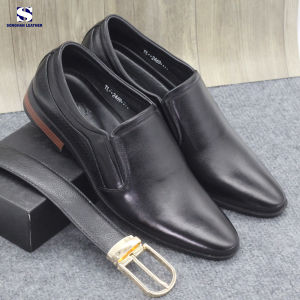 [FREESHIPMAX] Giày Nam Công Sở  Da Bò Nappa Khâu Tay Cao Cấp Songhan Leather SM01 Giày Da Đế Cao Su Nguyên Khối – Bảo Hành 12 Tháng Songhan Leather