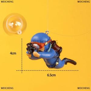 [COD] WEICHENG Sáng Màu Xanh Lá Cây Mini Diver Kawaii Mô Phỏng Nổi Frogman Cho Đồ Trang Trí Hồ Cá Bể Cá Trang Trí Phụ Kiện Hồ Cá