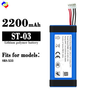 Dimi for Sony ST-03 Audio Battery SRS-X33 Brand New Battery 2200mah