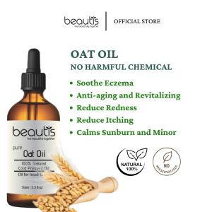 100% Natural Cold Pressed Oat Oil - Skin / Baby Use Friendly / Massage Oil / Eczema / Moisturizer / Hydration / Body Oil