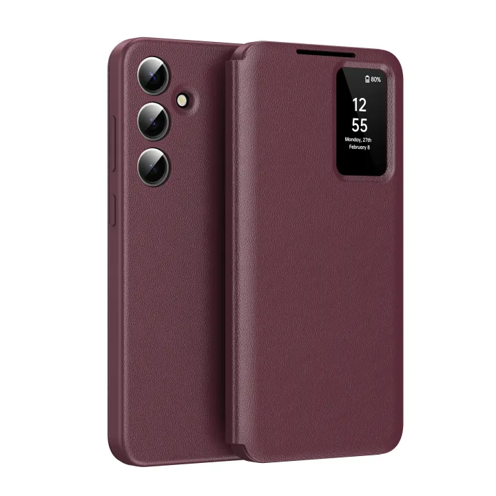 Samsung%20Galaxy%20S25/S25%20Plus/S25%20Ultra/S24%20Plus/S24%20Ultra%20Case,Smart%20Window%20Case%20with%20Card%20Slot%20-%20Image%208
