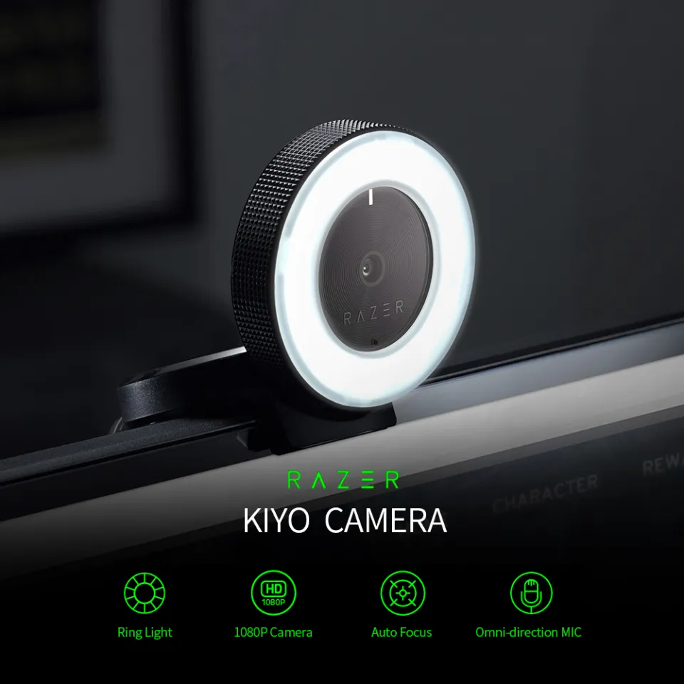 Ready to Ship] Razer Kiyo 1080P HD Webcam Desktop Streaming Camera