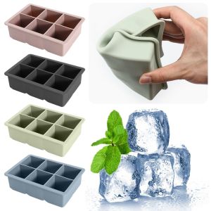 UUMIR Silicone Ice Cube Mold Food Grade Square Shape Square Mold Reusable Black Blue Green Pink Ice Maker Summer