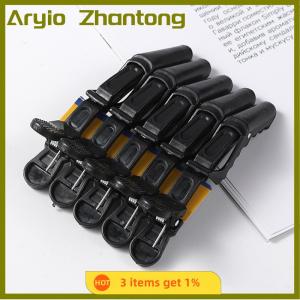 Aryio 5pcs lot Plastic Hair Clip Hairdressing Clamps Claw Section Alligator Clips Barber For Salon Styling Hair Accessories Hairpin