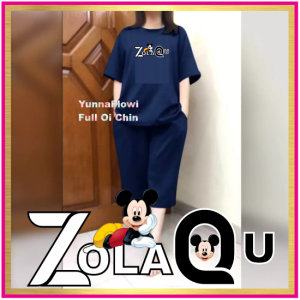 SETELAN WANITA JUMBO CELANA KULOT ( XL FIT XXL - 3XL - 4XL )