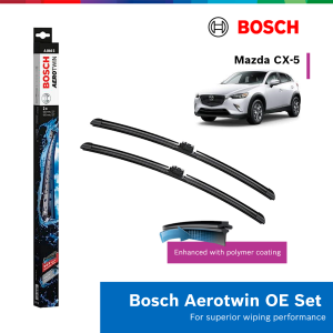 Bosch Aerotwin OE Car Wiper Pair Set for Mazda CX-5 (A399S)