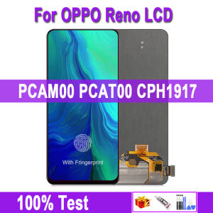 Original LCD Display for Oppo Reno PCAM00 PCAT00 CPH1917 Lcd Display Touch Screen Digitizer Assembly with Frame LCD Screen Tools Glue