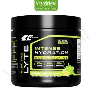 EC Sport Electrolyte Powder (275g) - Sugar Free Hydration Drink with Himalayan Salt Potassium & Magnesium