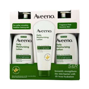 Aveeno Fragrance Free Daily Moisturizing Lotion 1 set