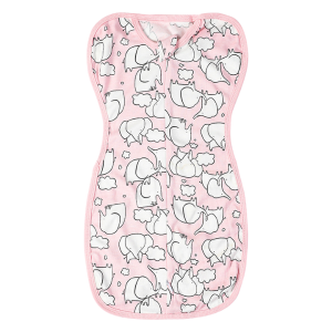 Bedung Newborn Zip Baby Cotton Swaddle with Zip Kain Bedung Bayi Kain Balut Bayi Kids Bedding Cartoon Fabric Lightweight Selimut