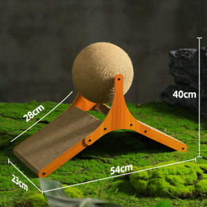 ที่ฝนเล็บแมว ของเล่นลูกบอลหมุนได้ ขนาดใหญ่ สำหรับใช้ฝนเล็บแมว ลับเล็บแมว ของเล่นแมวคลายเครียด ลูกบอลเกาเล็บแมว มี 3 แบบให้เลือก