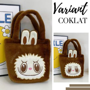 Handbag Anak Cewek Tas Tenteng Tangan  Boneka Labubu  Small Hand Bag Wanita  Size Keci