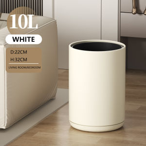ถังขยะเปิดสำหรับห้องนั่งเล่นถังโลหะคู่ห้องนอนBathroom8L