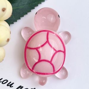 Cartoon Sanrio Pattern Glowing Turtle Toy Cinnamoroll Kuromi Hello Kitty Anime Series Desktop Decoration Aquarium Micro Landscape Accessories Childrens Toy Gift