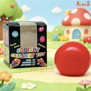 [SG Seller] Mess-Free Smooth Gloss Squish Ball Solid Silent Slow Rebound Hand Squeeze Toy For Anxiety Relief