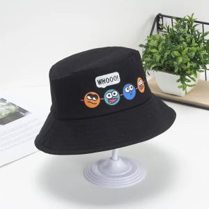 topi bucket anak emoticon topi ember anak laki laki perempuan pakai tali motif whoo usia 1-7 tahun
