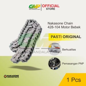 Nakasone Chain 428 104L Rantai Supra X Revo Blade Jupiter Z Universal Motor Bebek