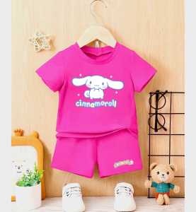 Stelan Kaos anak Perempuan CINNAMOROLL Untuk Usia 1-8 Tahun