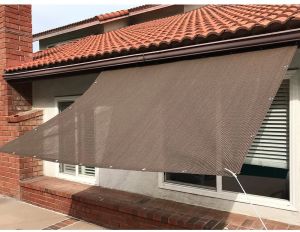 ColourTree Sunshade mesh canopy high-grade extra-thick anti-ultraviolet sunshade net balcony home safety fence brown net sunshade greenhouse 90% shading