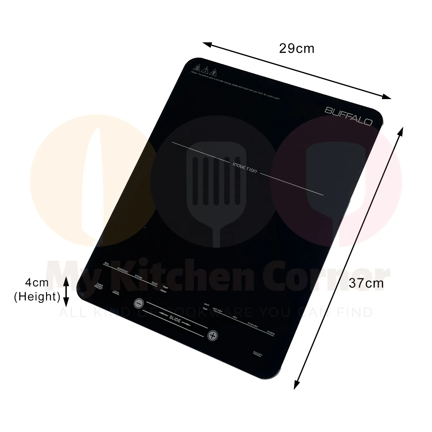 BUFFALO聽Periuk Aruhan LED Touch Screen Waterproof Hotpot KW83