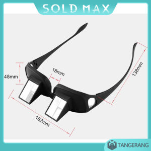 Prisma Refraktif Kacamata Malas Premium Lazy Eye Glasses Horizontal Untuk Baca Nonton TV Myopia Friendly