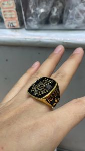 Mens Pure Stainless Steel SCOUTS ROYALE BROTHERHOOD SRB Ring Size 6-14