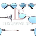 แว่นกันแดด MIUMIU รุ่น SMU52Y กรอบแว่นสี Silver ของแท้ 100% พร้อมอุปกรณ์. 