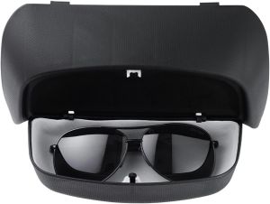 Sunglasses Holder for Toyota Corolla Accessories 2020-2025 /Corolla Cross 2022-2024 2025 (ONLY FIT with Sunroof) Car Glasses Holder Eyeglasses Protective Storage Organizer (Black)