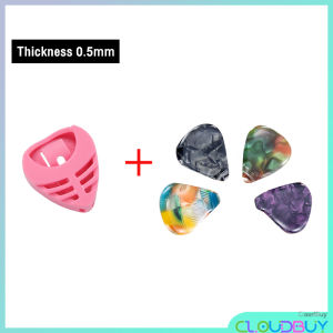 CL.Buy 0.5mm 1mm Guitar Pick Colorful Picks For Bass Electric & Acoustic Guitars