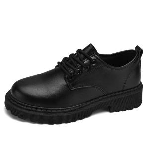 【COD】hot sale】【delivery fast】 2025 Black leather heightened Casual Teen Business shoes formal summer Style Platform wear mens Shoes Mens british British business Leather casual style Boots student Suit soft Summer Student sole New