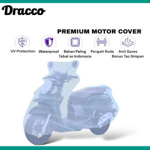 DRACCO sarung motor scoopy tebal waterproof premium cover motor honda scoopy